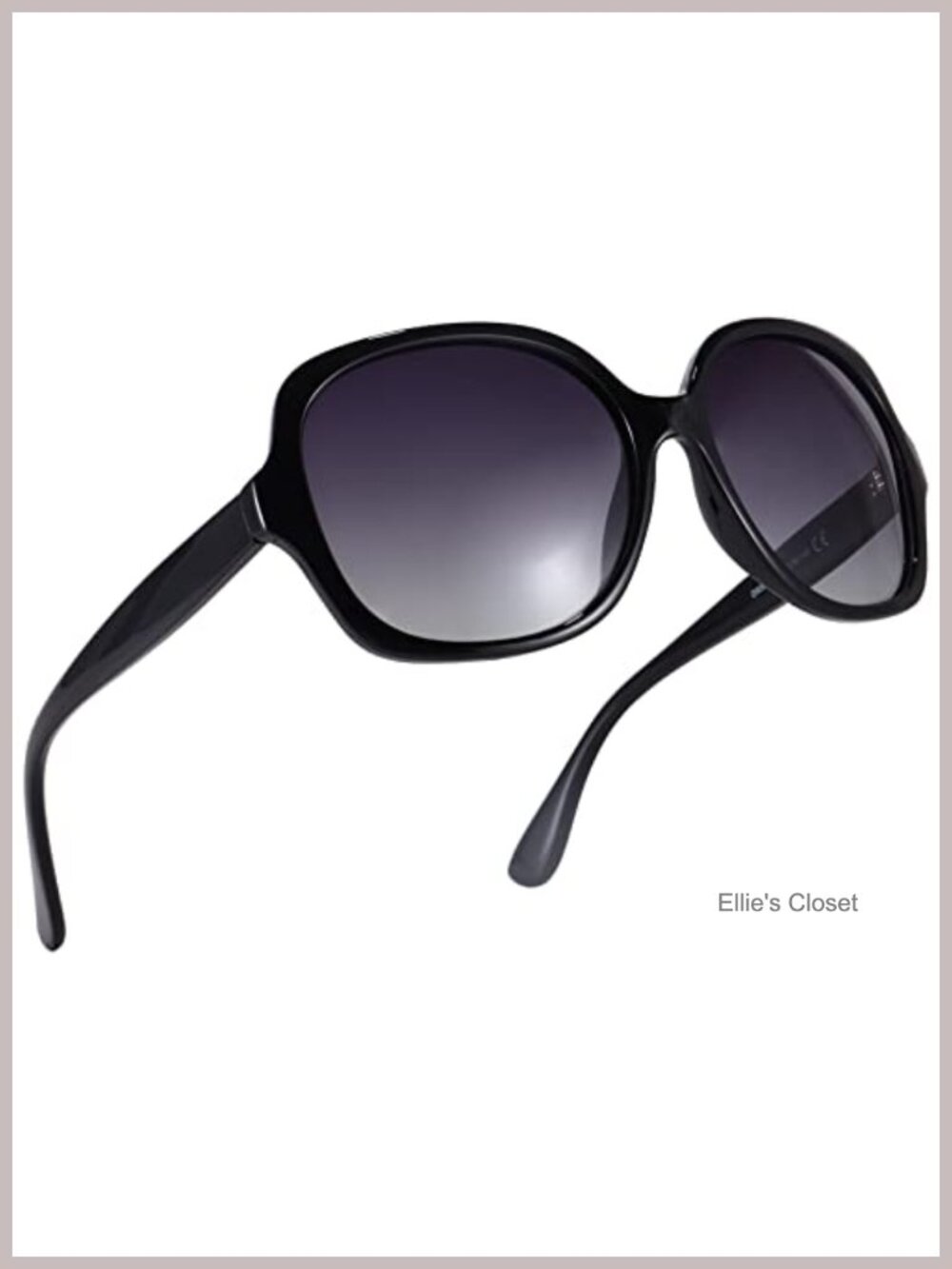 Oversized Square Polarized Sunglasses UV400 Unisex Lightweight Shades